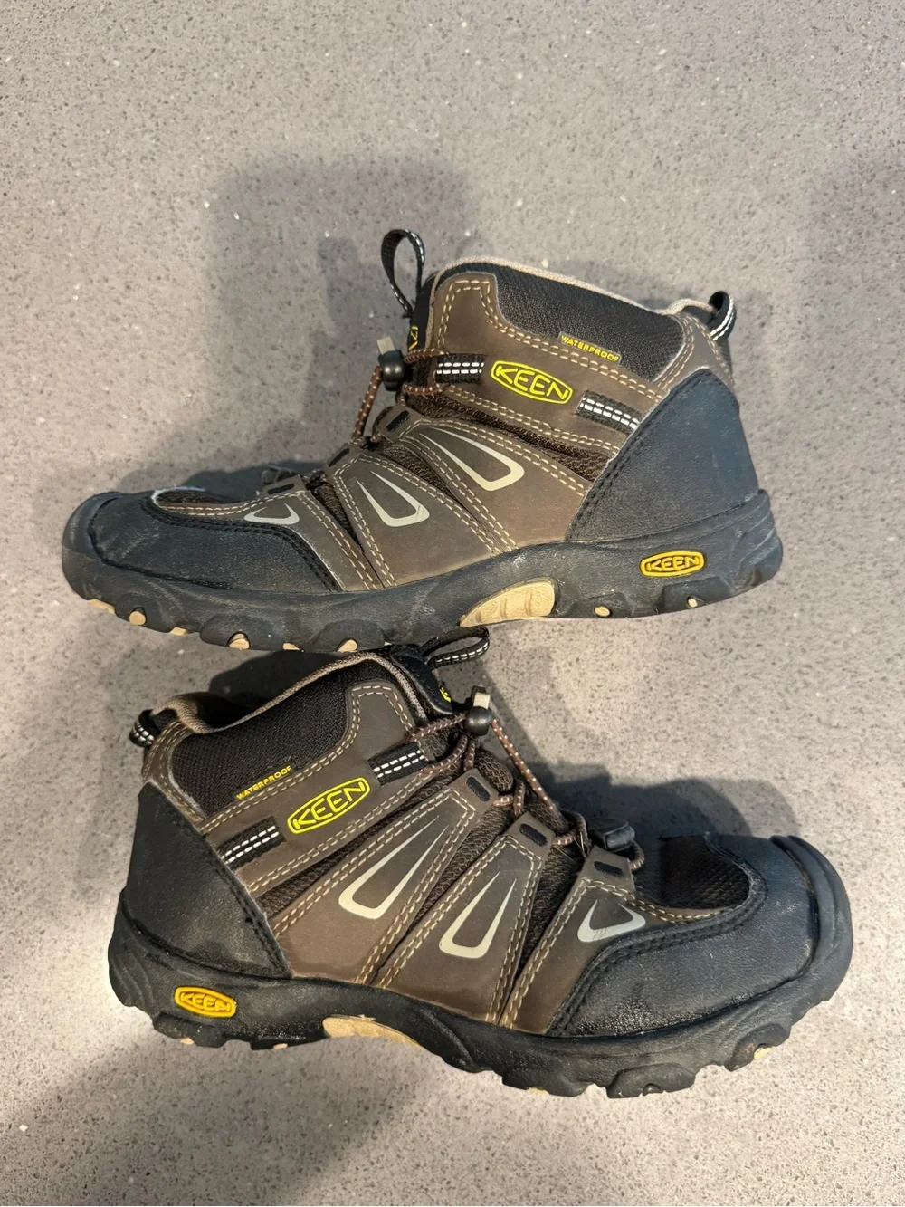 KEEN Kids Brown Waterproof Adventure Boots